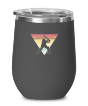 Wine Tumbler Stainless Steel Insulated Funny Vintage Sports Cricket  - £23.87 GBP