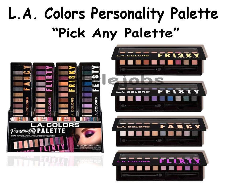 L.A. Colors Personality Eyeshadow 10 Colors Matte Satin Shimmer Shadow - $8.24