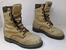 Red Wing 2229 10” Steel Toe Gore-Tex Work Boots Men&#39;s Size 8.5 EE Wide USA Made - £93.47 GBP