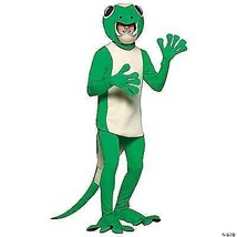 Gecko Green Costume Adult Men Women Lizard Reptile Halloween One Size GC... - £73.46 GBP