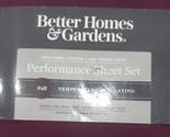 Better Homes &amp; Gardens 400 Thread Count Hygro Cotton Bed Sheet Set Full ... - £26.46 GBP