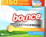 Bounce Lasting fresh 3x mega 150 Dryer sheets Outdoor Fresh &amp; Clean - $39.99