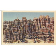 Sheep Mountain Postcard Near Scenic Badlands South Dakota Linen Unposted... - $4.99