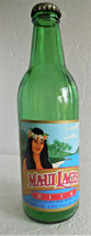 VTG Maui Lager Beer Bottle Hawaii Green Glass NOS Tiki Bar - £27.67 GBP