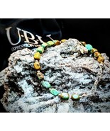 UBU Brand Bracelet Genuine Turquoise and .925 Sterling Silver - £51.40 GBP