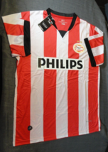 New Psv Eindhoven Netherlands Soccer Team Whte &amp; Red Football Jersey Shirt Xl - £27.83 GBP