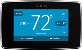 Emerson Sensi Touch Wi-Fi Smart Thermostat With Touchscreen Color Displa... - $126.96