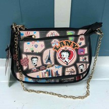 NEW! Betty Boop Women&#39;s Lany PARIS Vegan shoulder Bag double purse 9.5” x 7” - £63.52 GBP