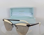 Brand New Authentic Karen Walker Sunglasses SADIE White Dark Brown 59mm ... - $128.69