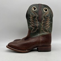 Cody James Union BCJFA19P17 Mens Brown Green Pull On Western Boots Size 9.5 EE - £71.65 GBP