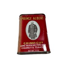 Vintage Prince Albert Crimp Cut Long Burning Pipe Cigarette Tobacco Tin ... - $10.21