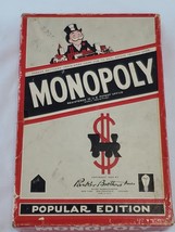 VINTAGE 1954 Parker Brothers Monopoly Board Game - £19.77 GBP