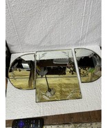 antique etched vanity mirror 3 piece - $135.38 CAD