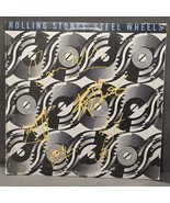 Rolling Stones signed lp Steel Wheels, 5 members , Original, Vintage, Gr... - $400.00