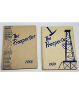 2 Colorado School of Mines 1958 1959 Prospector Golden Engineering Yearb... - $1,473.33 MXN