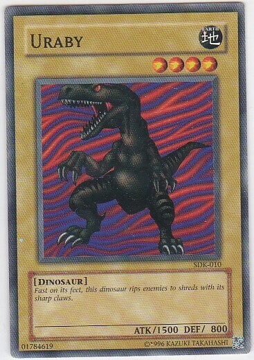 M) Yugioh - Konami - Yu-Gi-Uh! - Uraby- SDK-010 - Trading Card - $1.97