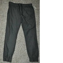 Mens Joggers Dark Gray Aeropostale Prince Elastic Waist Pants-size L - £18.66 GBP