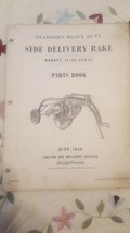 Vintage Ford Motor Company Side Delivery Rake Parts Book 1956 - $5.87