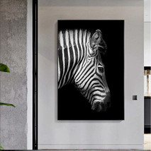 Black And White Animal Zebra Wall Art Canvas Painting Wall Poster Living... - $4.18+