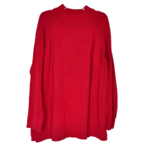 Jeanne Pierre Women&#39;s Solid Red Christmas Holiday Valentine Sweaters Size 1X - £11.75 GBP