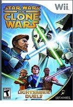 Nintendo Wii Video Game - Star Wars: The Clone Wars-Lightsaber Duels-rat... - $11.44