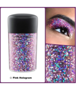 MAC Glitter Brilliants Pigments PINK HOLOGRAM Sparkle Eye Shadow Glitter NW - $33.24 CAD