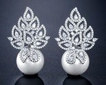 Arrings for women 2022 luxury white cubic zirconia geometric jewelry wedding dress thumb155 crop