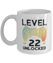 22nd Birthday Boy Gamer Gifts Level 22 Unlocked Novelty Gaming Mug Gift Idea  - £11.95 GBP