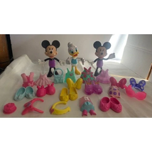Disney Mattel Minnie Mouse &amp; Daisy Snap N Pose set #3 - £16.38 GBP
