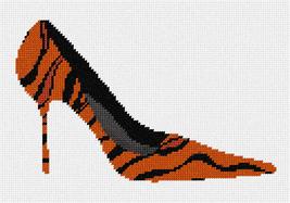 Pepita needlepoint canvas: Leopard Shoe, 10&quot; x 7&quot; - £37.87 GBP+