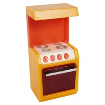 1970s Fisher Price Dollhouse Yellow Orange Stovetop Oven Kitchen Furnitu... - $167.71 MXN