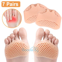  7 Pairs Metatarsal Sore Ball of Foot Pain Cushions Pads Insoles Forefoo... - $16.98