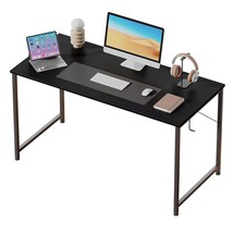 39 Inch Computer Desk, , Small Writing Desk, Wood Pc Desk, Modern Simple Study D - £95.94 GBP