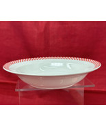 TRATTORIA Checkered Red Diner 7.5&quot; Bowl Porcelain International China Co... - £13.37 GBP