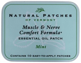 Natural Patches of Vermont Muscle &amp; Nerve Comfort Essential Oil Body Patches,... - £16.62 GBP