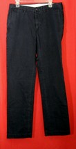 Polo Ralph Lauren Mens 34 x 33 Classic Fit Chino Pants Navy Blue Cotton - £20.85 GBP