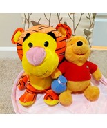 17” Six Flags Tigger &amp; Winnie the pooh bear Plush Stuffed Animal Doll To... - £3.14 GBP