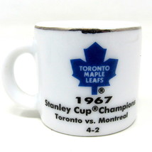 Toronto Maple Leafs Mug 1967 Stanley Cup 1&quot; Miniature NHL Hockey Ceramic... - £7.88 GBP