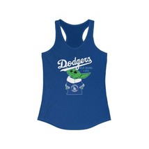 Baby Yoda-Los Angeles Dodgers Racerback Tank Top Shirt-Fitness Top-Athle... - £14.96 GBP