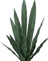 23&quot; Summer Flower Snake Plant Artificial Leaves Set, 21 Pcs. Faux Sansevieria - £27.37 GBP