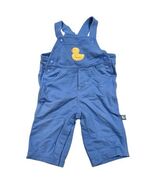 Vintage Carter's Infant Baby boy Clothes Blue Overalls Yellow Duck Size ... - $26.73