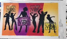 Vibe Energy Drink Preproduction Advertising Art Work Live Orange Grape 2006 - $18.95