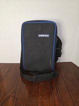 Nintendo Game Boy Carrying Case Shoulder Strap Bag Black Blue Zip Enclosure - €4,95 EUR