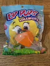 Lip Pops Lollipops Blue Chicken Beak - NEW - Green Apple - $4.83