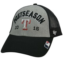 &#39;47 Texas Rangers 2016 MLB Postseason Adjustable Meshback Baseball Hat - £15.14 GBP