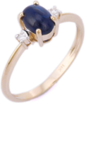 14K Yellow Gold Sapphire Ring - £318.94 GBP
