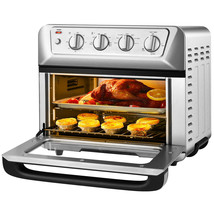 Costway 21.5QT Air Fryer Toaster Oven 1800W Countertop Convection Oven w... - £148.00 GBP