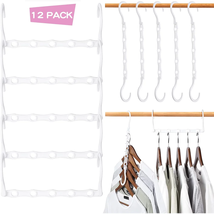 12-Pack-Closet-Organizers-And-Storage,Closet-Organizer-Hanger for Heavy Clothes, - $30.84+