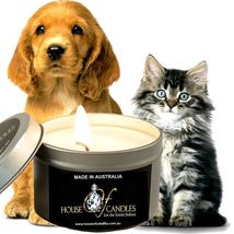 Pet Care Freshener Eco Soy Wax Scented Tin Candles, Vegan Friendly, Hand Poured - £11.99 GBP+