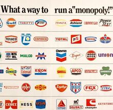 1976 Union Oil Company California Gas Monopoly Advertisement Automobilia... - $29.99